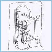 LOCK-UP-1 (VERTICAL BIKE RACK)