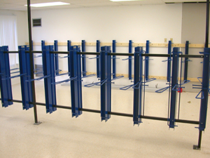 Steel Partition Installation